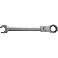 SW-Stahl 03530L-32 ringratelsleutel 32 mm I ringsleutel met scharnier I 72 tanden I steeksleutel met ringratel I ringratel steeksleutel SW 32