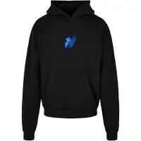 Mister tee Sweatshirt 'Le Papillon' blauw / grijs / zwart