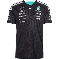 Adidas Functioneel shirt 'Mercedes-AMG Petronas Formula 1 Team Driver' aqua / antraciet / zwart / offwhite