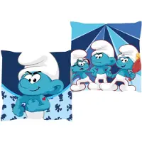De Smurfen Smurfen Kussen - Voor de kinderkamer - Blauw