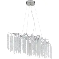 Globo Hanglamp Laverne chroom ovaal