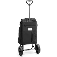 Puccini Shopping Trolley Boodschappentrolley - 2 Wiel - Boodschappenwagen - Zwart