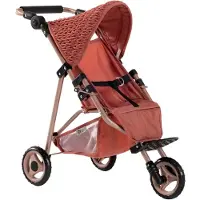 Howa Poppenbuggy "grace" - Poppenwagen, Jogger voor Poppen tot 50 cm met in hoogte verstelbare duwbeugel 2270