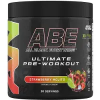 Applied Nutrition - ABE Ultimate Pre-Workout - Strawberry Mojito - 390G - 30 Servings - Met T-Shirt