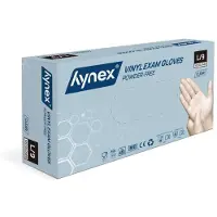 Hynex Vinyl handschoenen maat L Clear 100/doos 4,5gram