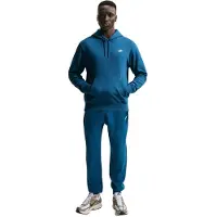 Nike Sportswear Club Fleece Joggingpak Hooded Donkerblauw Lichtbeige