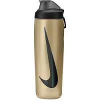 Nike Refuel Locking Bidon 709ML Goud Zwart