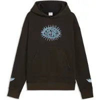 Puma Sweatshirt 'Melo x Hive' hemelsblauw / lila / zwart / offwhite