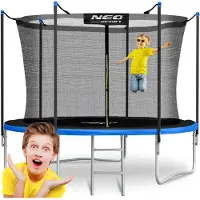 Neo-Sport Tuintrampoline 10ft/312cm met binnennet en ladder