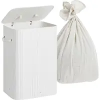 Merkloos Wasmand - 40x60x30 cm - wit