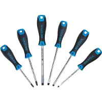 SW-Stahl 32814L slagvaste schroevendraaierset 6-delig I gleuf- en kruis I schroevendraaiergereedschapset