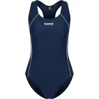 Hummel Sportbadpak 'Pulse Piping' enziaan / wit