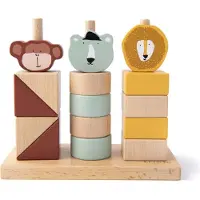 Trixie Baby Houten dieren blokken stapelaar