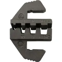 SW-Stahl 42585L-H persbekken voor ongeïsoleerde kabelschoenverbinders I perstang wisselbekken I voor krimpverbinders 0,5 mm² / 2,5 mm² / 8-10 mm² I bekken voor perstang