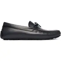 BOSS Leren mocassins met strikdetail Maat 40