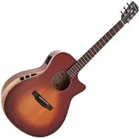 Hartwood Sonata Concert Elektro-Akoestische Gitaar Bourbon Burst