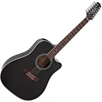 Takamine EF381SC 12 String Electro Acoustic Black
