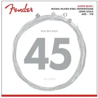 Fender SubSonic 8250M Bass Strings Taperwound Nickel-Plated Steel Long Scale Gauges .045-.110 (4)