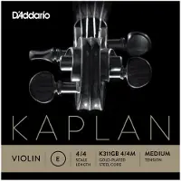 Daddario SINGLE STRING (E) GOLD-PLATED FOR VIOLIN KAPLAN EXTREMITY WITH BALL HANDLE 4/4 TENSION MEDIUM