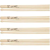 Los Cabos 7A Maple Wood Tip Drumsticks 4 Pair Pack