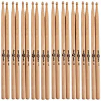 Gear4Music 2B Wood Tip Maple Drumsticks 10 Pack