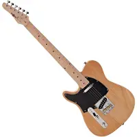 Gear4Music Knoxville Left Handed Electric Guitar by Natural