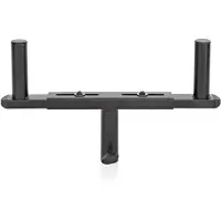 Gear4Music Adjustable Twin Speaker Crossbar Stand by