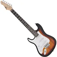 Gear4Music 3/4 LA Left Handed Electric Guitar by Sunburst