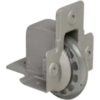 Adam hall 37551 Recessed Edge Castor with Soft 75 mm Wheel
