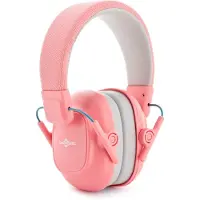 Gear4Music Childrens Coloured Ear Defenders by Pink
