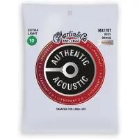 Martin strings MA170T AUTHENTIC TREATED EXTRA LIGHT 80/20 BRONZE EX. LIGHT 10-14-23-30-39-47