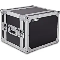 Trojan Pro 8U Heavy-Duty Shallow Rack Flight Case