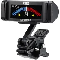 Korg AW-LT100G Opsteekbare stemapparaat voor gitaar met een gebruiksduur van 100 uur bij continu gebruik.