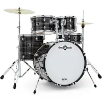 Gear4Music BDK-20 Fusion Drum Kit by Black Oyster