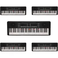 Gear4Music K1+ 61-Note Key-Lighting Keyboard with Bluetooth by 5 Pack