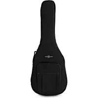Gear4Music Padded Water-Resistant Concert Acoustic Guitar Gig Bag by 5mm