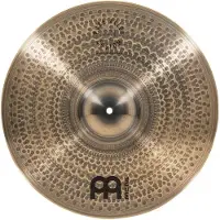 Meinl Pure Alloy Custom 18 Medium Heavy Crash Cymbal & Gear4music Boom Arm Stand Black