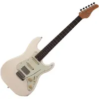 Schecter Nick Johnston Traditional HSS Atomic Snow elektrische gitaar