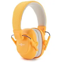 Gear4Music Childrens Coloured Ear Defenders by Yellow