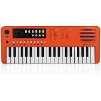 Gear4Music VISIONKEY-1 Draagbaar Minikeyboard met 37 Toetsen Oranje