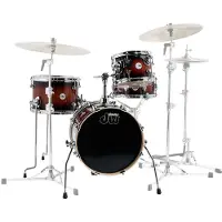 DW Drums Design Series Mini Pro 18 Maple Shell Pack Tobacco Burst