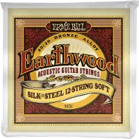 Ernie Ball Earthwood 2051 Silk & Steel 12-String Soft Set