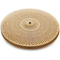Gear4Music Low Volume 14" Hi-Hat Cymbals by Gold