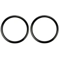 Bass Drum Os HBL2 - 2" BLACK (X2) HOLE REINFORCEMENT SYSTEM