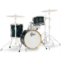 Gretsch drums RENOWN MAPLE JAZETTE 18 SATIN ANTIQUE BLUE BURST