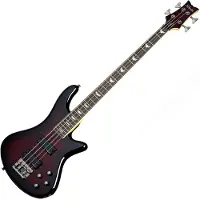 Schecter Stiletto Extreme-4 Bass Guitar Black Cherry