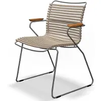 Houe Tuinstoel Click Dining Chair Armrests Beige