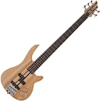 Gear4Music Chicago 5 String Neck Thru Bass Guitar by