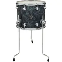 DW Drums TOM PERFORMANCE FINISH PLY / SATIN OIL BLACK DIAMOND