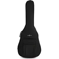 Gear4Music Padded Water-Resistant Jumbo Acoustic Guitar Gig Bag by 5mm